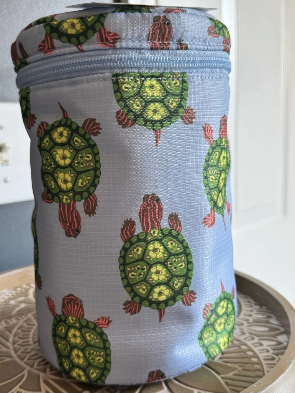 NWT Vera Bradley Upright Organizer in Ripstop , All Over Turtle Print